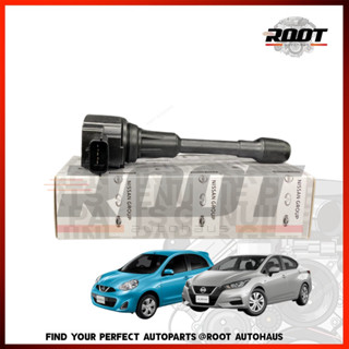 NISSAN คอยล์จุดระเบิด MARCH ALMFRA JUKE 160MM. แท้ เบอร์ 22448-JA00C