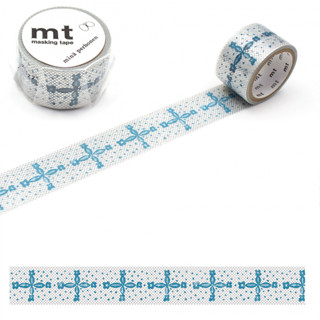 mt masking tape blooming night (MTMINA48) / เทปตกแต่งวาชิ รุ่น Foil stamping ลาย blooming night แบรนด์ KAMOI