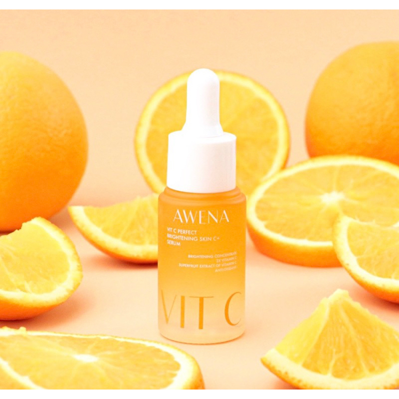 🌟พร้อมส่ง🌟 Awena Vit C Perfect Brightening Skin C+ Serum เซรั่มแก้มกี้𝑨𝒘𝒆𝒏𝒂 𝑩𝒐𝒕𝒂𝒏𝒊𝒄𝒂𝒍 𝑨𝒏𝒕𝒊 - 𝑨𝒄𝒏𝒆 𝑷𝒆