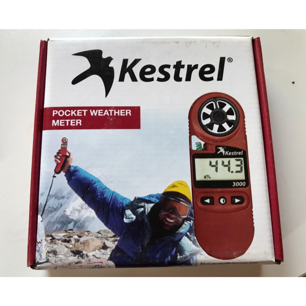 เครื่องวัดความเร็วลม อุณหภูมิ ความชื้น แบบพกพา รุ่น Kestrel 3000