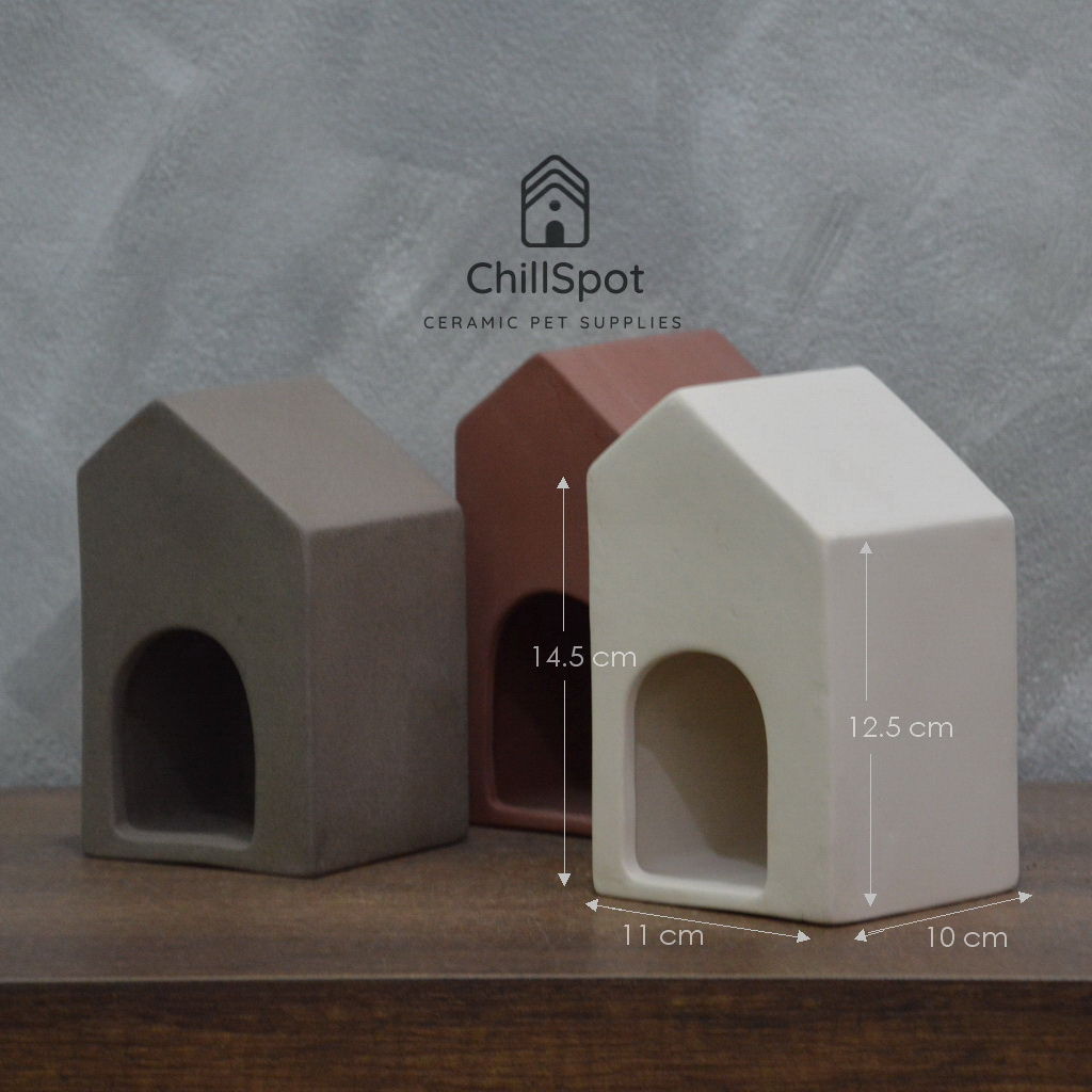 [ChillSpot] Nordic House บ้านหลบเซรามิค ไจแอนท์แฮมสเตอร์ หนูดัมโบ้ ชูการ์ไกลเดอร์ มินิมอล ราคา ถูกที่สุด ดีลบีเคเค แกลเลอรีภาพที่ 3