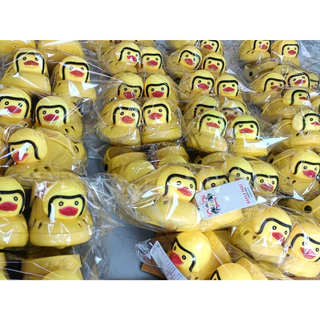 รองเท้าเด็กหัวโต รองเท้าเป็ดมีเสียง เด็กเล็ก แตะ ลายเป็ด-มีเสียง ราคาถูก.