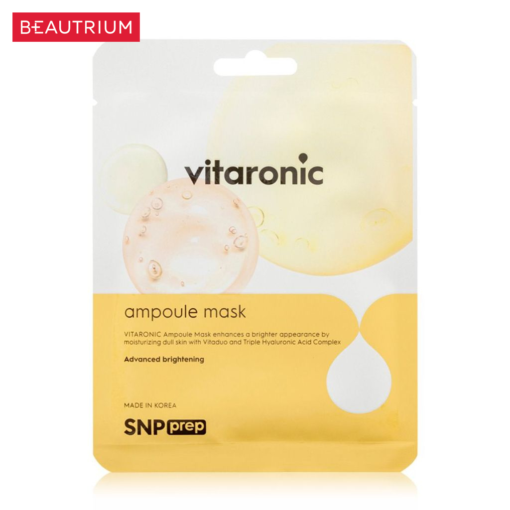 SNP Prep Vitaronic Ampoule Mask มาส์กแผ่น 25ml