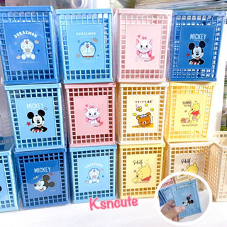 ตะกร้าใส่ปากกาลายลิขสิทธิ์ disney doraemon mickey rilakkuma กล่องใส่ปากกา