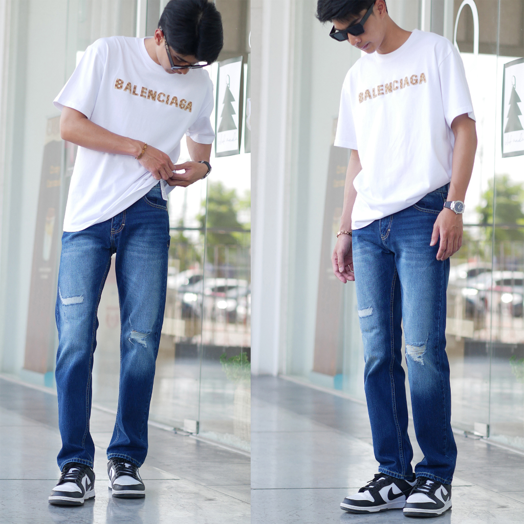 Slim Fit Jeans กางเกงยีนส์ทรงสลิม เข้ารูป NAMEW No.TR051/1
