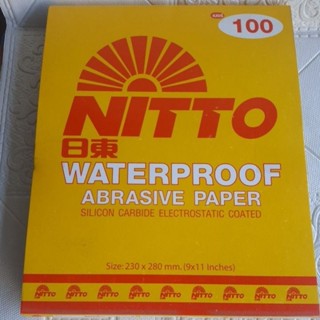 กระดาษทรายน้ำ NITTO #80 #100 #120 #150 #180 #220 #240 #280 #320 #400 #600 #800 #1000