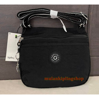 ส่งฟรี EMS Kipling Emmylou  Crossbody Bag - Black GG