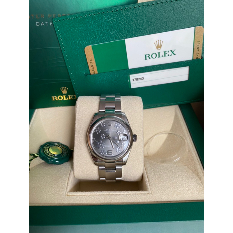 ROLEX Datejust​ Boysize 31mm. หน้าซากุระเทา อุปกรณ์ครบค่ะ