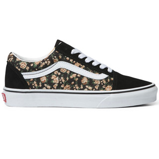 VANS OLD SKOOL ROSE DREAMS BLACK WHITE SNEAKERS สินค้ามีประกันแท้