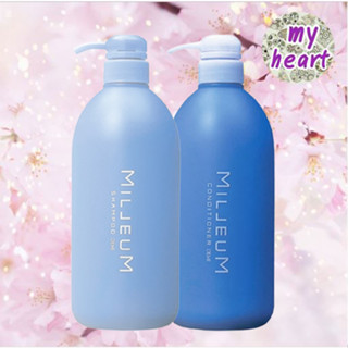 Demi Milleum Shampoo/Conditioner 800 ml แชมพู+ครีมนวด มีส่วนประกอบจากพืชพรรณธรรมชาติ ลดการระคายเคือง เคลือบเส้นผมให้