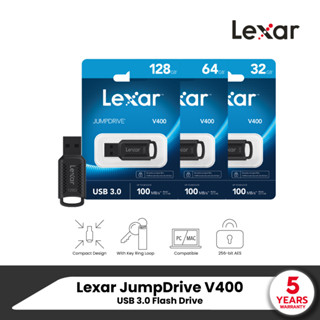 Lexar JumpDrive V400 USB 3.0 Flash Drive (ยูเอสบี แฟลชไดรฟ์)