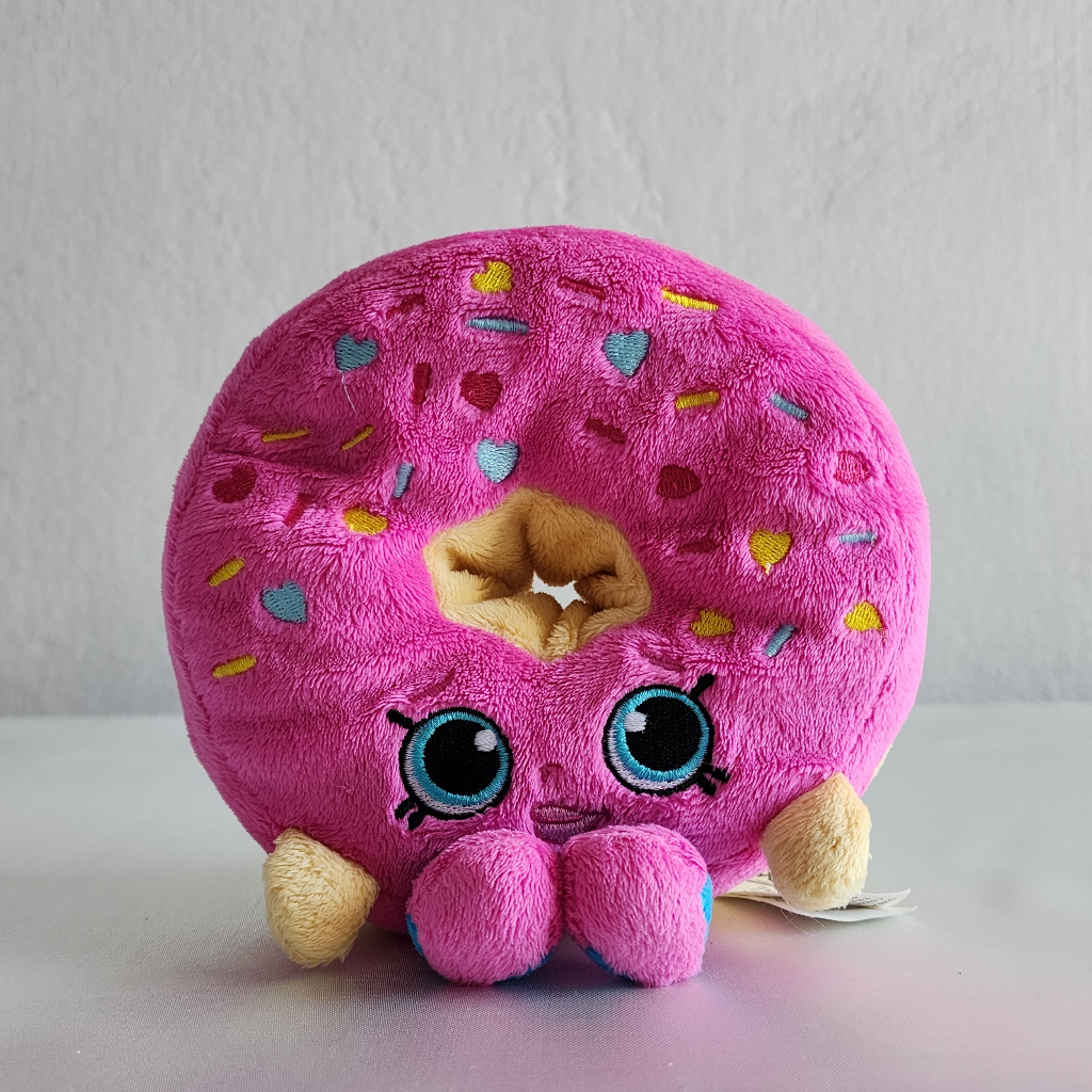 ตุ๊กตา ช้อปกิ้น D'lish donut โดนัทสีชมพู (Shopkins Plush Soft Doll) ของแท้