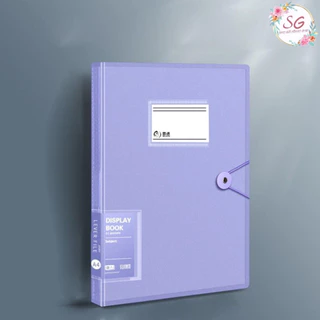 M534แฟ้มกระดาษA4 มี4สี 3แบบ สําหรับใส่เอกสาร ใบเสร็จ กระดาษทดสอบ เครื่องเขียน แฟ้มใส่เอกสาร