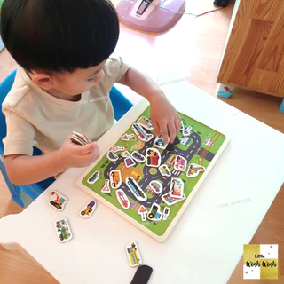 🔥กระดานแม่เหล็ก Montessori (มอนเตส) *มีของแถมและส่งด่วน* ค่าส่งถูกสุด ของเล่นเสริมพัฒนาการ เกมกระดาน