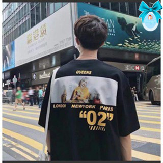 yanim6789 เสื้อยืด oversize เสื้อยืดคอกลมแขนสั้น เสื้อยืดคอกลม ใส่ได้ทั้งหญิงและชาย