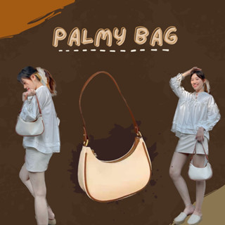 Palmy bag กระเป๋าสะพายสีเอิร์ธโทน พกไปคาเฟ่❗️ทักถามสต๊อกก่อนสั่งซื้อทุกครั้ง❗️