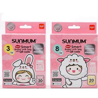 ถุงเก็บน้ำนมแม่ Sunmum 3oz/7oz/8oz/ถุงเรียงสต๊อก