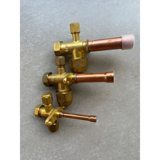 เซอร์วิสวาล์ว ขนาด1/4”,1/2”,5/8” สำหรับ R22,R134a,R404A,R407C Service valve