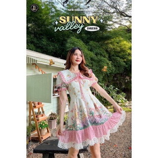 BLT BRAND เดรสสั้นสีขาวน้องหมี  Sunny valley collection งานตามหา S มือ2