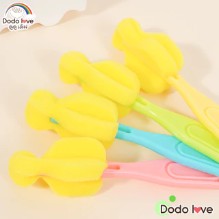 DODOLOVE แปรงล้างขวดนม ล้างจุกนม หัวแปรงฟองน้ำ ใช้ล้างจุกนมทุกยี่ห้อ