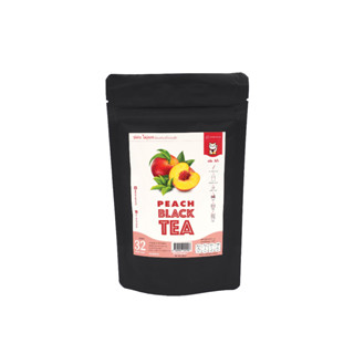 ผงชาพีชพร้อมชง 100 กรัม (Instant Peach Black Tea Powder)