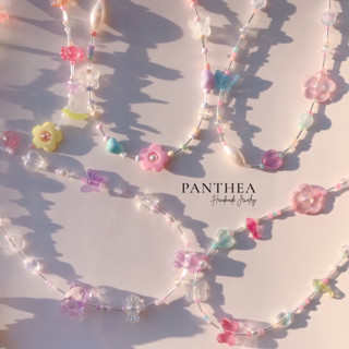 Pantheadesign(ถูกมาก+เก็บโค้ดหน้าร้าน) สร้อยคอลูกปัดแบบน่ารักมาก มีหลายแบบ เลือกความยาวได้