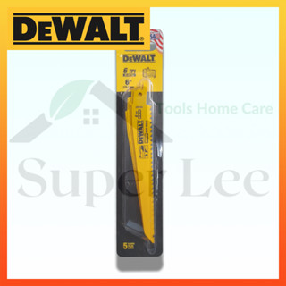 DeWALT รุ่น DW4802 ใบเลื่อย ใบเลื่อยชัก ใบเลื่อยตัดไม้ ใบเลื่อยชักตัดไม้ ขนาด 6 นิ้ว แพ็ค 5 ใบ