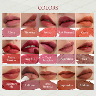 hince Mood Enhancer Matte (7 colors) | hince Official Store l ฮินส์ มู้ด แมท เครื่องสำอาง ลิปสติก