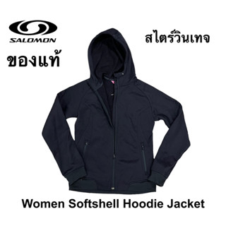 เสื้อแจ๊คเก๊ตกันหนาว SALOMON Women Softshell Jacket ของแท้สไตร์วินเทจ (SLM W01)