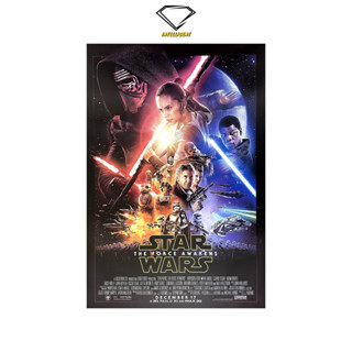 💎Intelligent | โปสเตอร์ STAR WARS The Force Awakens  | ขนาด 23.5x34.5 นิ้ว | x 1 แผ่น สตาร์ วอร์ส โปสเตอร์หนัง เจได