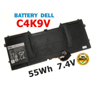 Dell แบตเตอรี่ C4K9V (สำหรับ XPS12 XPS13 L321X L322X L311X 13 9333 9Q33 Y9N00) Dell Battery Notebook เดล แบตเตอรี่