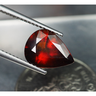 เฮสโซไนต์โกเมน (Hessonite) 2.75 กะรัตสีแดงส้ม (17192)