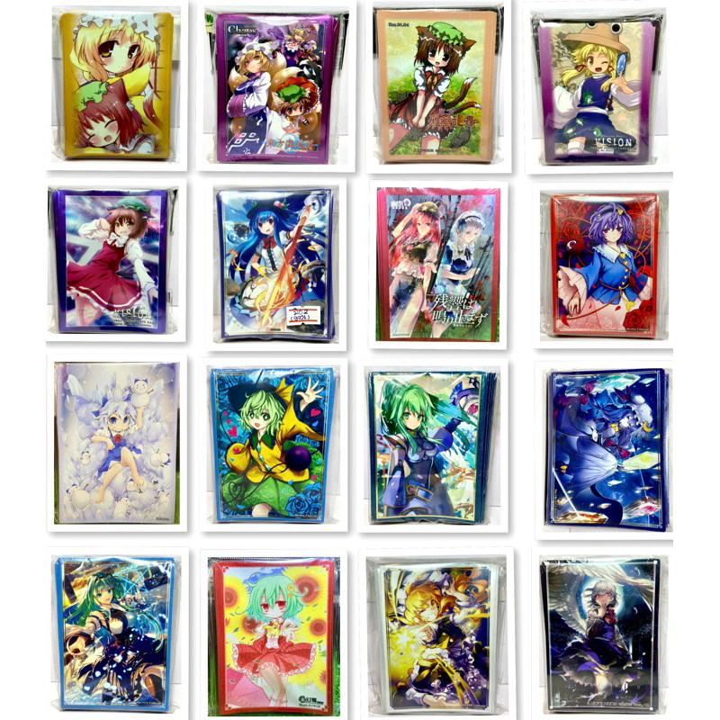 [Anime Character 0213] Sleeve Collection Touhou Project 16 แบบ - สลีฟการ์ด,ซองการ์ด,ซองใส่การ์ด (JP)