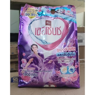 เอสเซ้นซ์ผงซักฟอกขนาด1800/1900 มีสามสูตรให้เลือก จุดเด่นหอมมากๆ ลดกลิ่นอับชื้นและถนอมเสื้อผ้าฆ่าเชื้อโควิท99.99%x1ถุง
