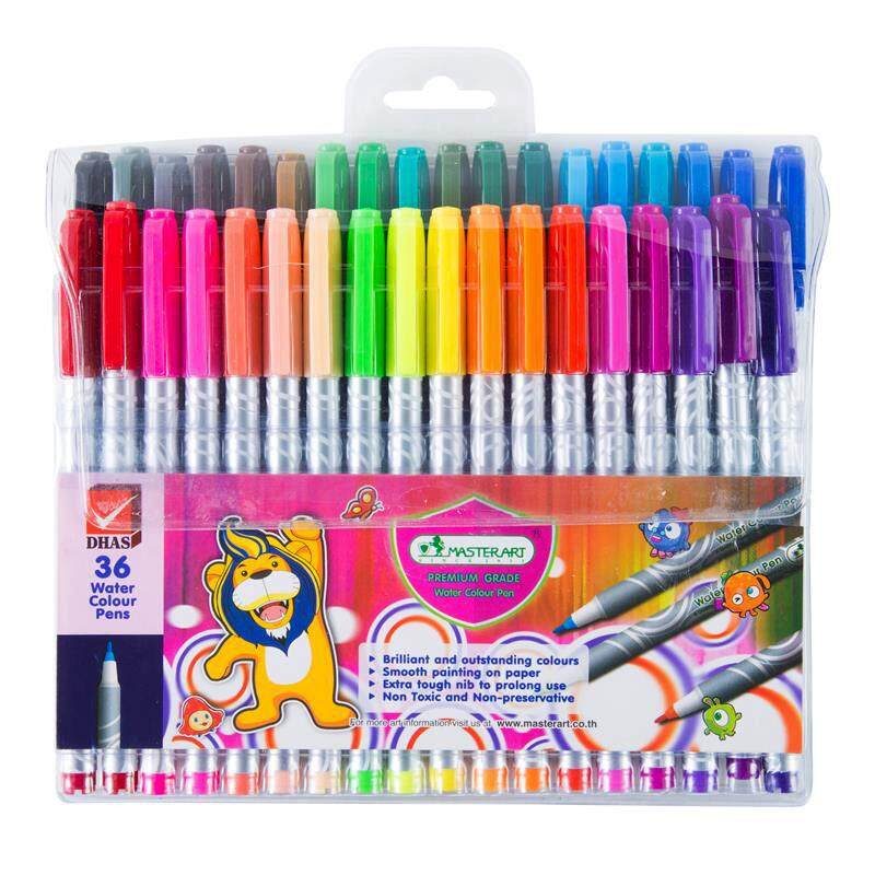 สีเมจิก สีน้ำ Master art 36 สี Water Colour pens Master Art