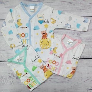 icon kids เสื้อเด็กอ่อนแขนยาวกระดุมหน้า(0-3เดือน)