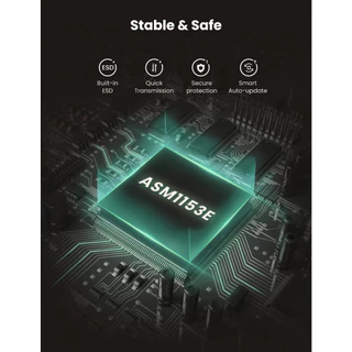 UGREEN รุ่น 70610 SATA to USB C Adapter Cable for 2.5" SSD and HDD Hard Drive Connector 5Gbps Support SATA III UASP Thun