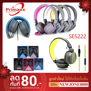 หูฟังสมอทอล์คพับได้ Primaxx SE-5222(มี5สี เทาชมพู/เทาขาว/เทาฟ้า/เทาเขียว/เทาดำ)