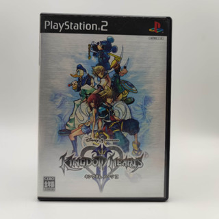 KINGDOM HEARTS 2 แผ่นมีรอยนิดหน่อย เล่นได้ PlayStation 2 PS2 มีกล่องใสสวมเพื่อเก็บสะสมให้