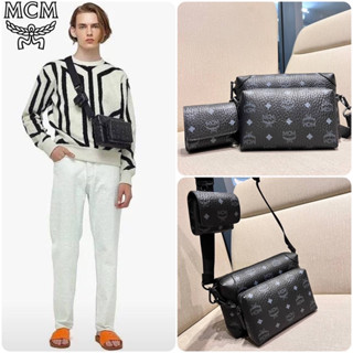 M.C.M SMALL SOFT BERLIN MULTIFUNCTION CROSSBODY IN VISETOS