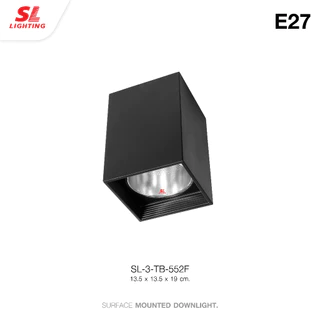 SL LIGHTING | Surface Mounted Downlight ดาวน์ไลน์ติดลอย ทรงสี่เหลี่ยม E27 มี 3 ขนาด SL-3-551,552F,553F