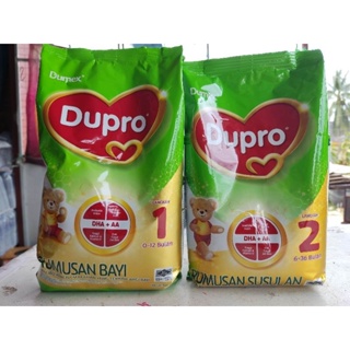 Dumex Dupro นมผงเด็ก สูตร1-2 น้ำหนัก 550 กรัม สำหรับเด็ก 0-36 เดือน