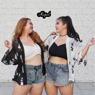 🎈Plussize เสื้อคนอ้วน🎈 อก 40-54+ ต้นแขนใหญ่ 24 ยาว 28