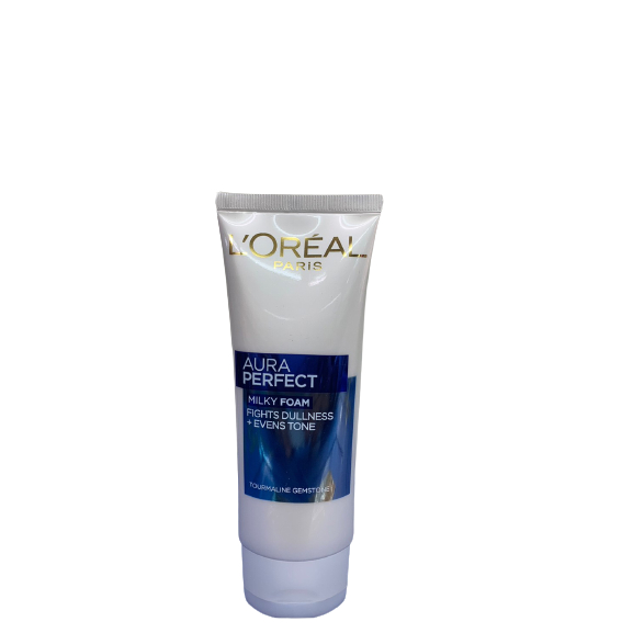 ลอรีอัล ออร่า เพอร์เฟ็คท์ โฟมล้างหน้า L'OREAL Paris Aura Perfect Foam (ผิวดูกระจ่างใส)[100ml.]