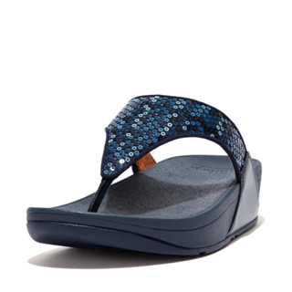 FITFLOP Womens SURFA Sequined Toe-Post Sandals รองเท้าแตะ ฟิตฟลอป ผู้หญิง แท้ FL7