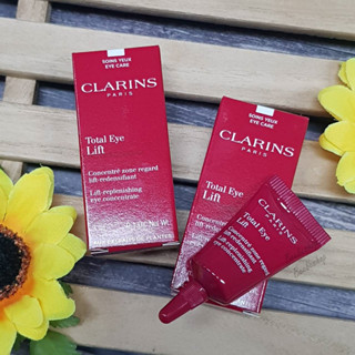 ราคาต่อ 1ชิ้น Clarins Total Eye Lift 3ml ผลิตภัณฑ์บำรุงรอบดวงตา ผลิต 03-04/2021