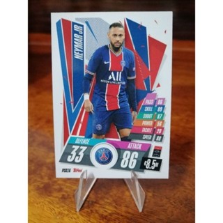 การ์ด​ Match Attax UEFA  2020/21 ชุด Base Card ทีมปารีสแซงต์แชร์กแมง (Paris Saint-Germain) PSG