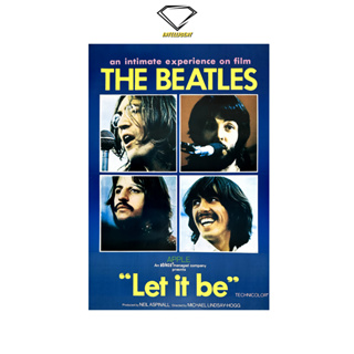 💎Intelligent | โปสเตอร์ The Beatles - Let It Be | ขนาด 23.5x34.5 นิ้ว | x 1 แผ่น เดอะบีเทิลส์ โปสเตอร์วงดนตรี