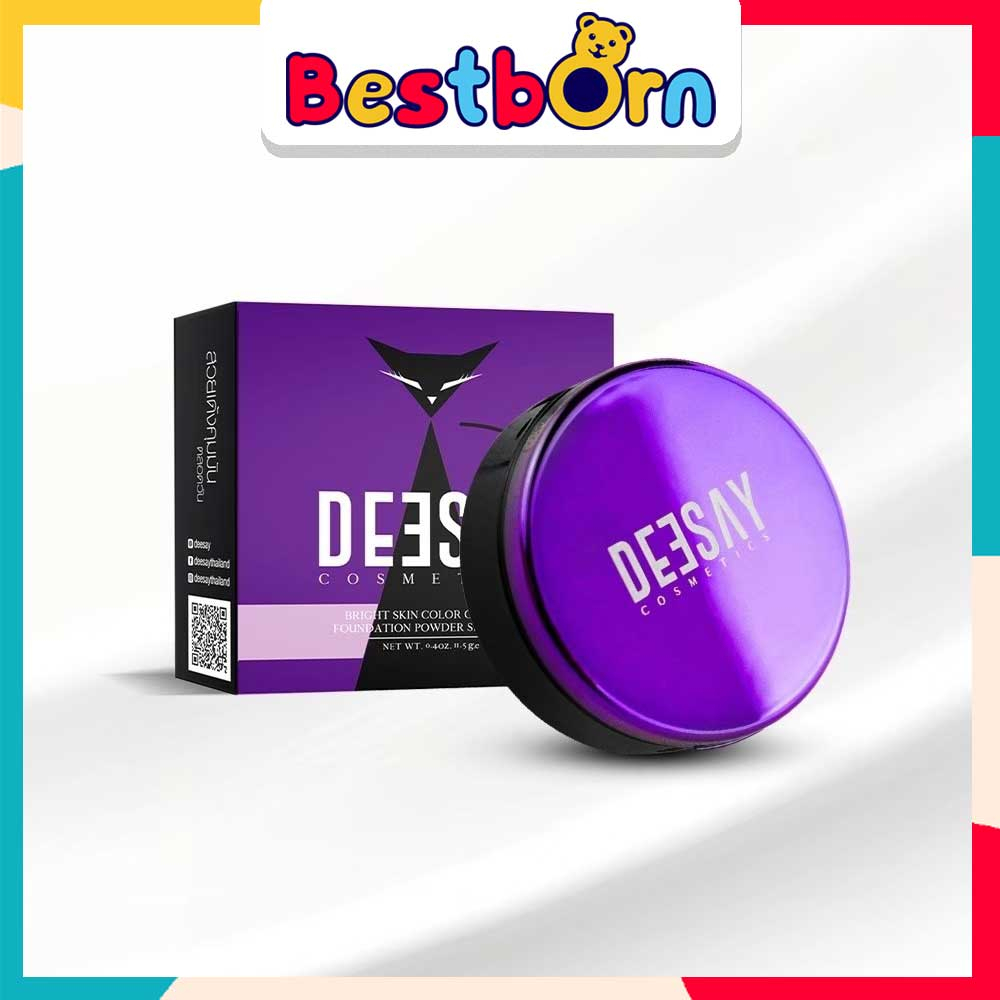 Deesay mini แป้งดีเซย์ รุ่นมินิ 4.8กรัม Deesay Bright Skin Color Control Foundation Powder SPF 30 PA+++ DSMN01 - 03