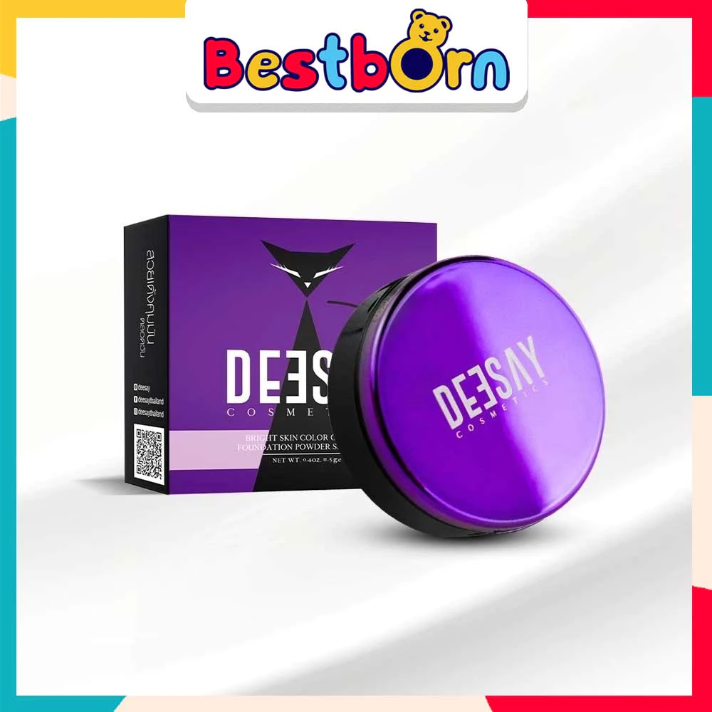 Deesay mini แป้งดีเซย์ รุ่นมินิ 4.8กรัม Deesay Bright Skin Color Control Foundation Powder SPF 30 PA+++ DSMN01 - 03